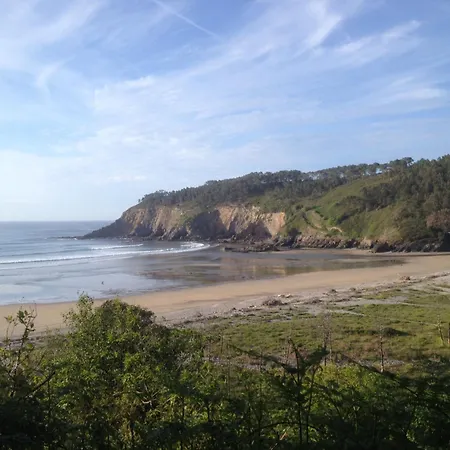 Casa Con Vistas Unicas A La Playa De Cueva, Asturias Ferienhaus Santiago Del Monte