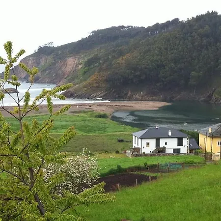Casa Con Vistas Unicas A La Playa De Cueva, Asturias Santiago Del Monte